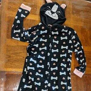 BabyCandy One Piece Women's Dog Pajama Suit Size Large 12-14